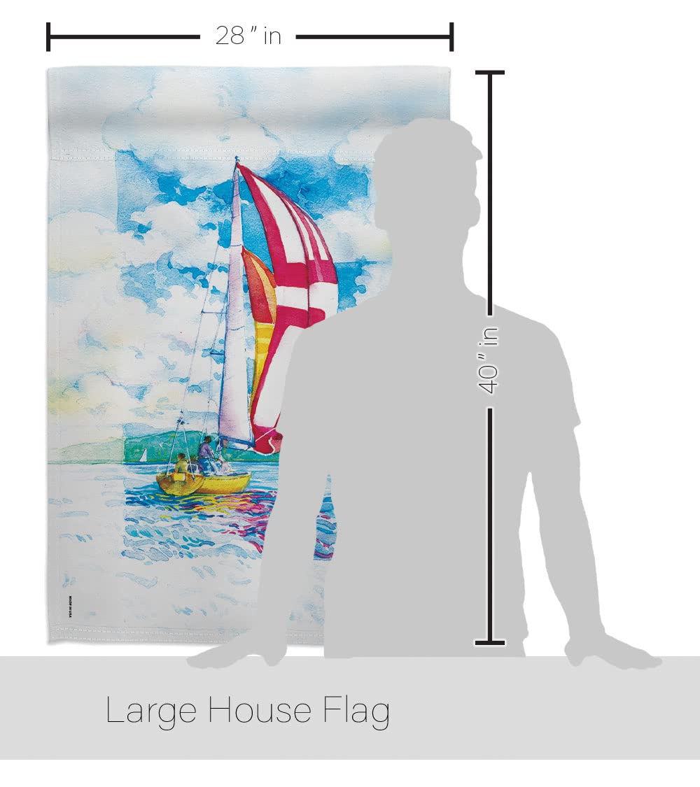 Sailboat Decorative House Flag Set 28