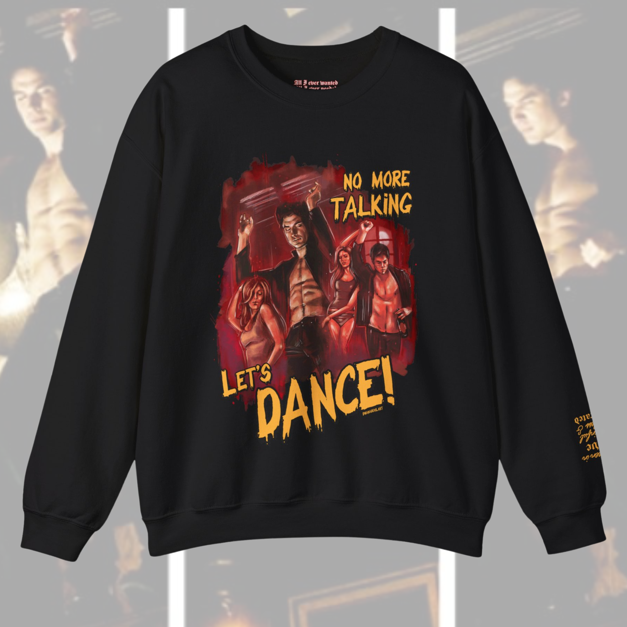 Let's Dance Crewneck Sweatshirt - Comfortable & Stylish Unisex Pullover for Dance Lovers | Perfect for Dance Classes, Performances & Casual Wear