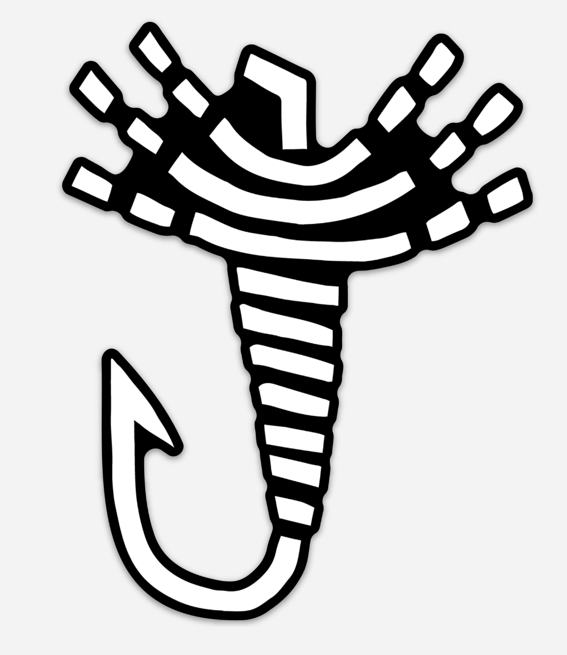Premium Kebari Stickers - Unique Japanese Fly Fishing Decals for Rods, Tackle Boxes & Gear - Perfect for Anglers & Outdoor Enthusiasts
