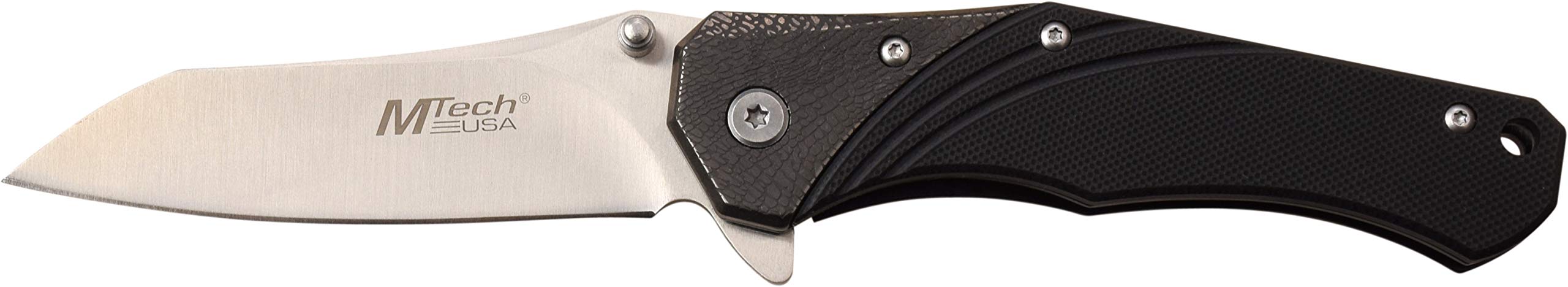 MTECH USA MT-1103GY Tactical Folding Knife - Grey EDC Pocket Knife for Camping, Hiking & Outdoor Survival Gear | Durable Manual Open Blade with Secure Lock