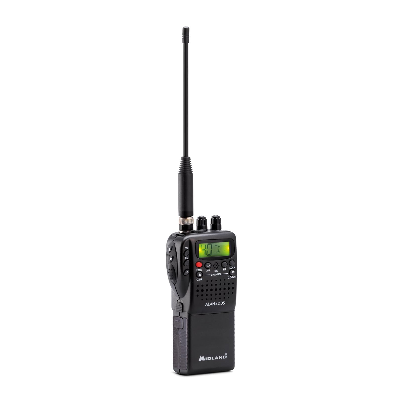 Midland Alan 42 DS Portable CB Radio Transceiver - AM/FM Multi-Band Walkie Talkie for EU Countries | Emergency Communication, Trucking & Outdoor Adventures