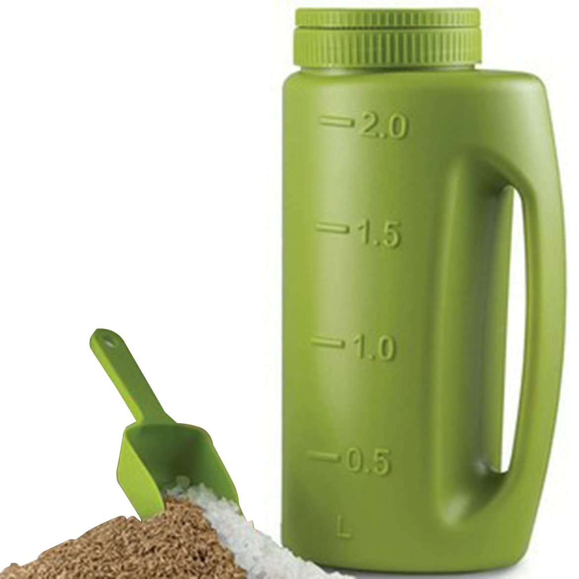 Adjustable Hand-Held Fertilizing and Seeding Pot with Watering Function - Seed & Salt Diffuser Bottle for Indoor Plants, Garden, Lawn Care - Perfect for Home Gardening, Greenhouse & Outdoor Planting