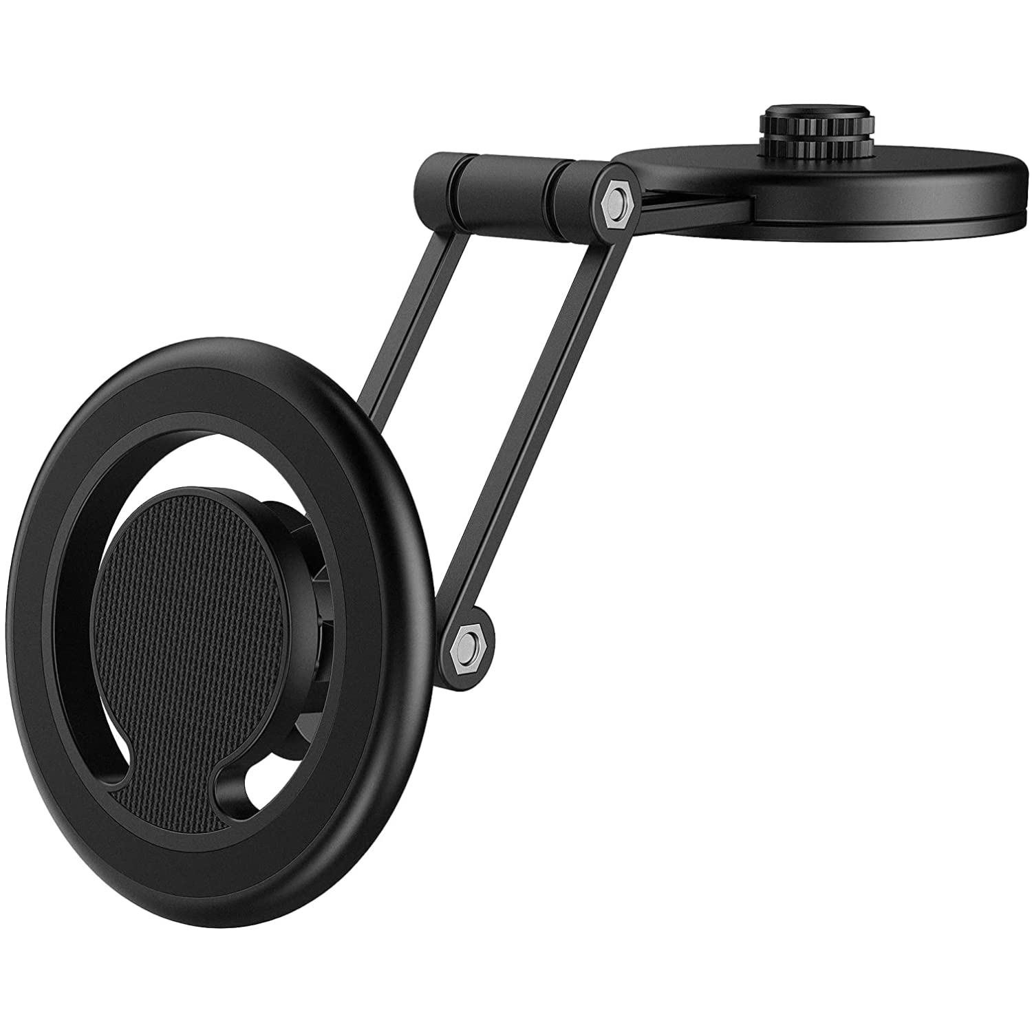 Foldable Magnetic Phone Holder for Car & Desk - 360° Adjustable Stand Compatible with iPhone 15/14/13, Samsung Galaxy S23/S22, Smartphones - Perfect for Driving, Working, Watching Videos & Video Calls