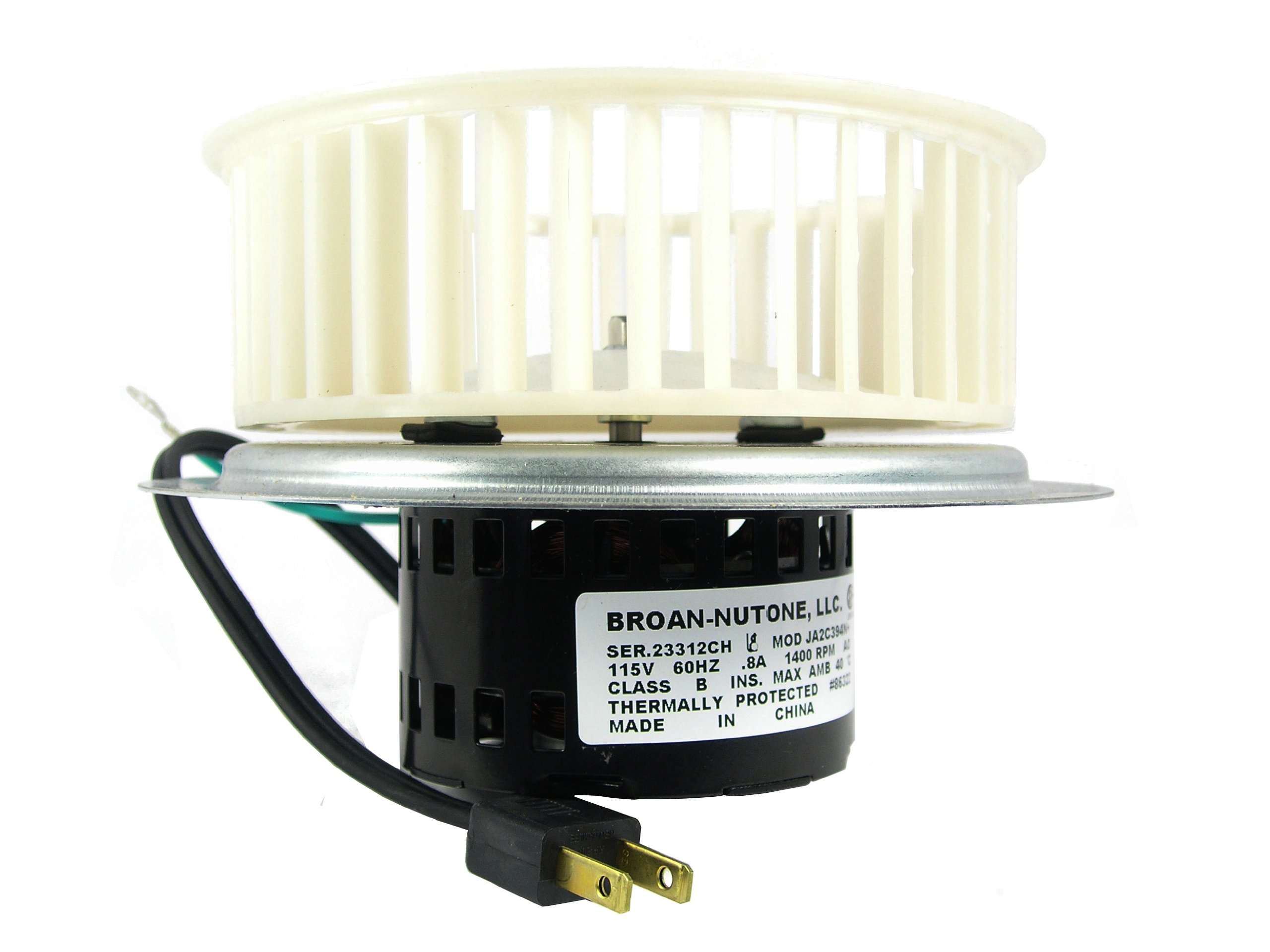 NuTone 0696B000 Replacement Motor Assembly for QT100 & QT110 Series Bathroom Exhaust Fans - Perfect for Home Ventilation & Moisture Control