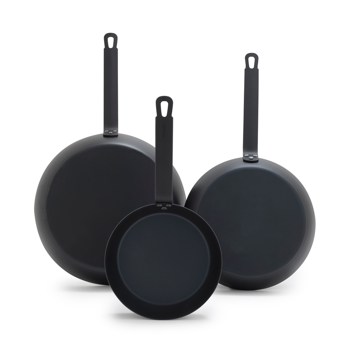 Bobby Flay by GreenPan 8, 10 & 12-Inch Carbon Steel Fry Pan Set - Nonstick, Durable Cookware for Professional Chefs & Home Cooking