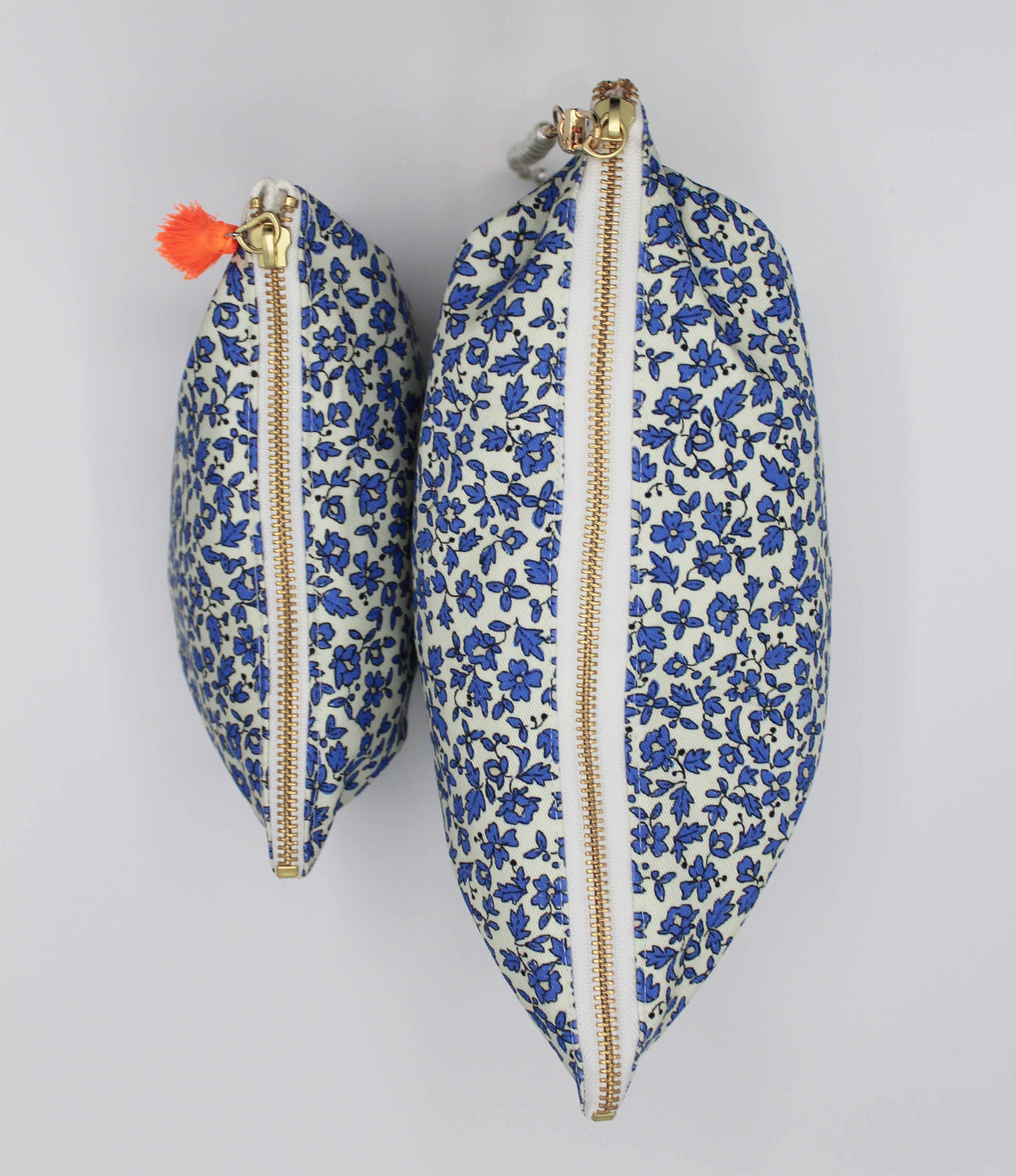 Ditsy Daisy Blue Pouch - Stylish & Durable Crossbody Bag for Women - Perfect for Travel, Shopping & Everyday Use