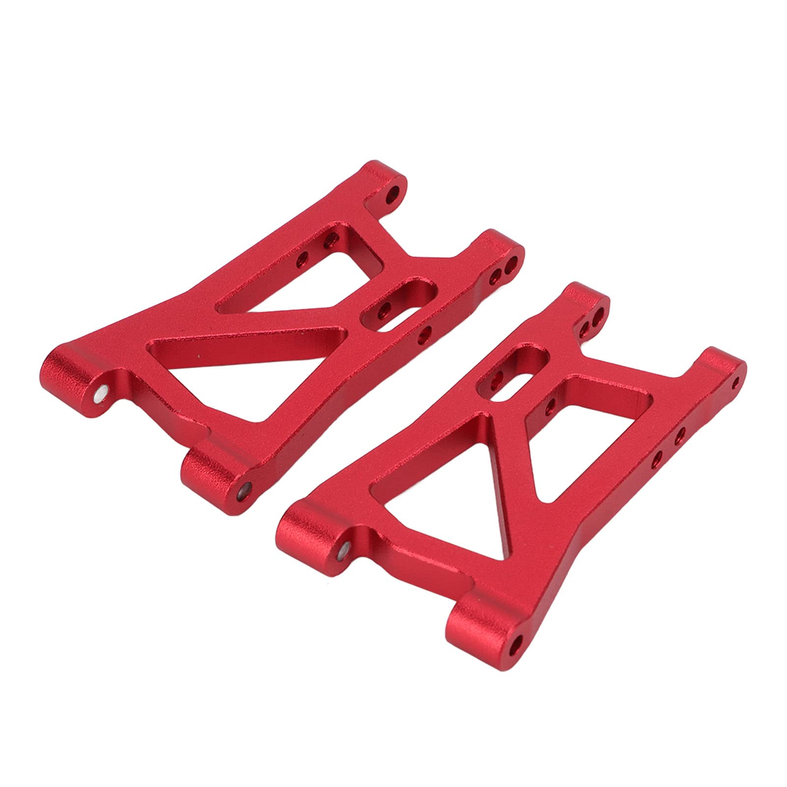1 Pair Aluminum Alloy RC Front Swing Arms - Heavy Duty Suspension Upgrade Parts for 1/16 SMAX 1621 1625 1631 1635 1651 1655 RC Cars (Red) - Perfect for Off-Road Racing & Crawler Performance Enhancement
