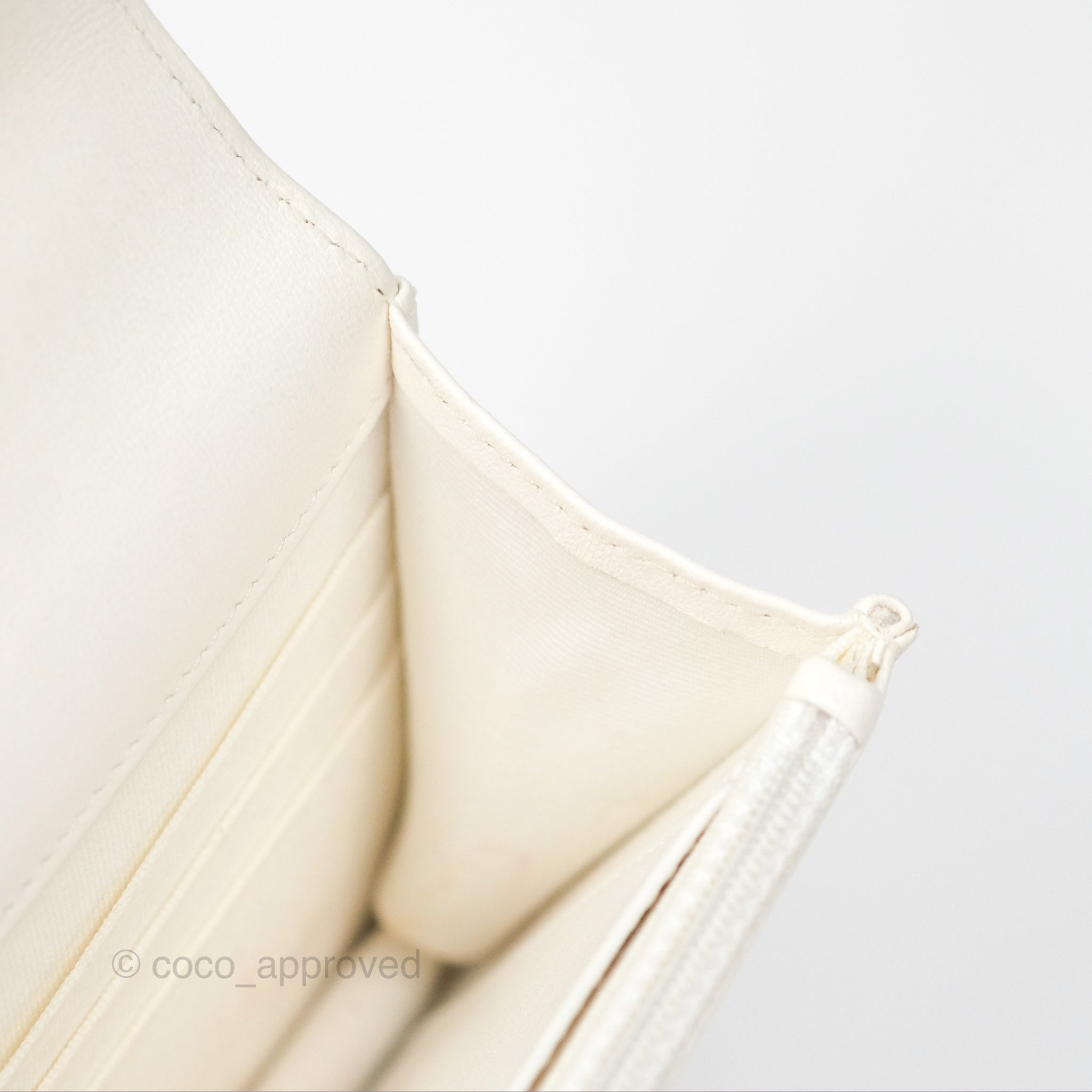 Chanel 19 Wallet on Chain WOC Crossbody Bag - White Leather with Mixed Gold & Silver Hardware | Perfect for Evening Out, Date Night & Special Occasions