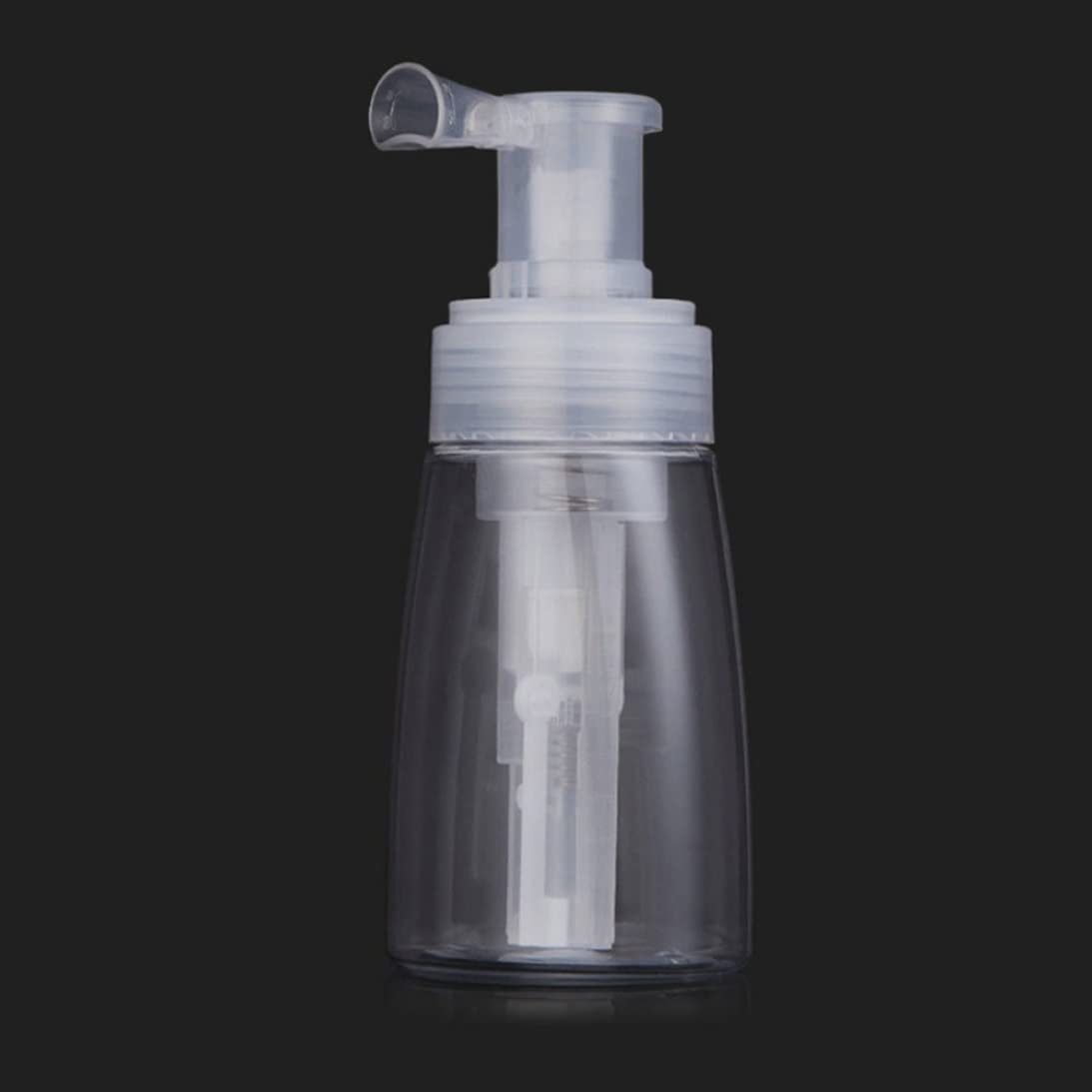 Refillable Transparent Powder Spray Bottle with Locking Nozzle - Travel Cosmetic Dispenser for Makeup, Loose Powder & Mineral Foundation | Portable & Dismountable Design for Home, Gym & On-the-Go Use