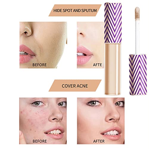 Best Liquid Concealer for Women - Full Coverage Face Makeup, Blemish & Contour Concealer (03#NATURAL) - Perfect for Daily Wear, Special Occasions & Photo Shoots