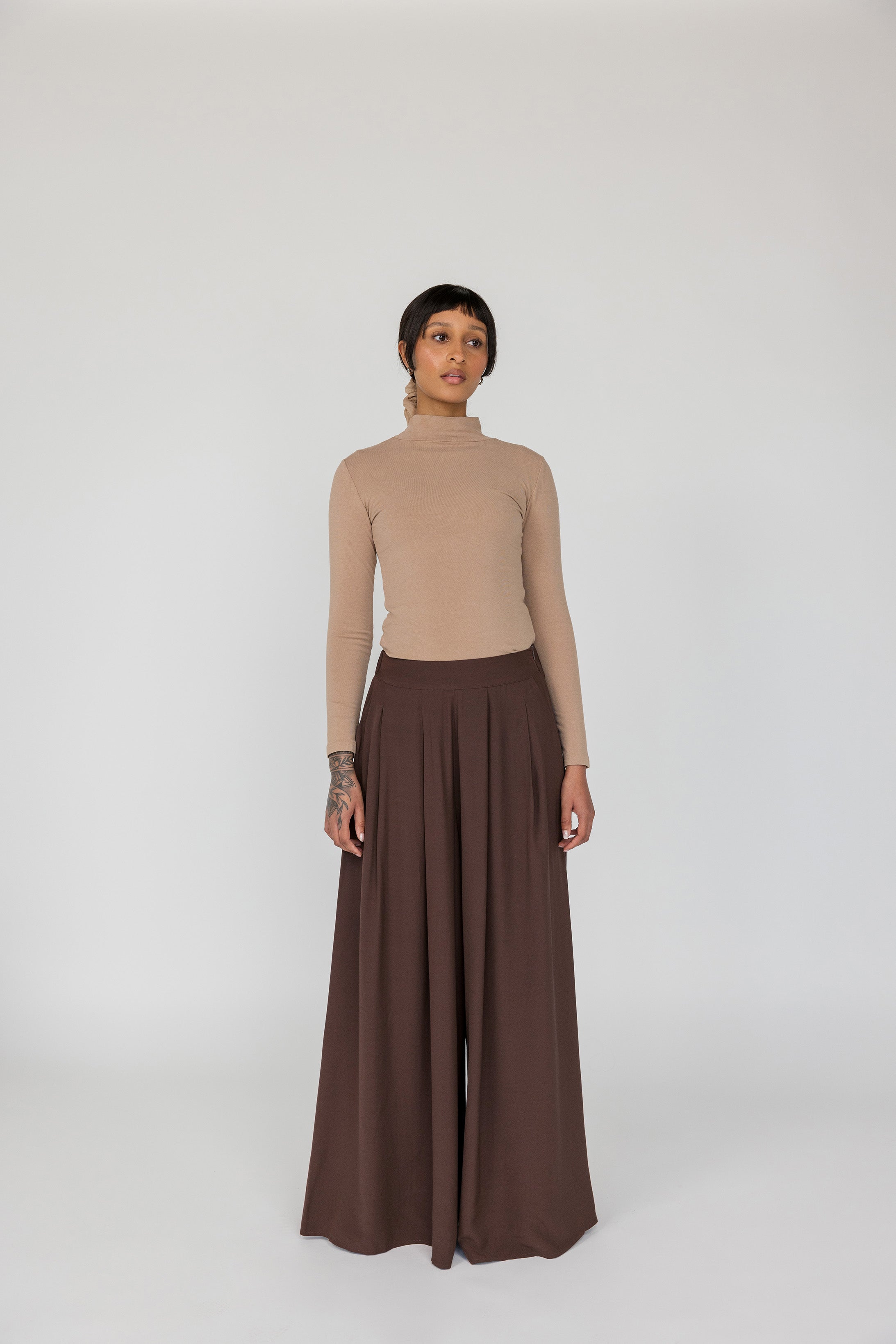 Stylish Palazzo Pants for Women - High Waisted Wide Leg Lounge Pants - Perfect for Yoga, Travel & Casual Wear