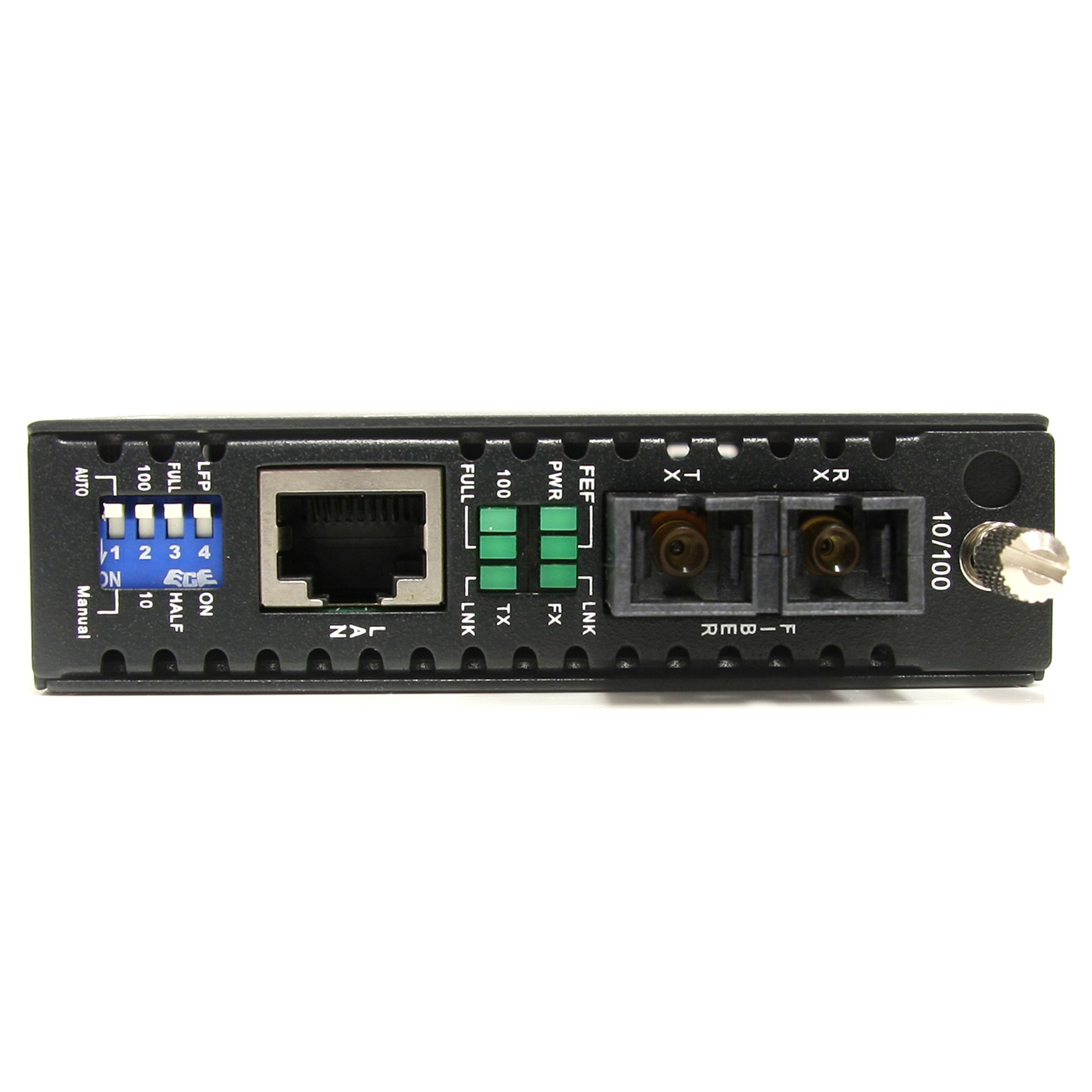 StarTech ET90110SM302 SC Fiber Media Converter - 10/100 Mbps, 30 km Single Mode - Ideal for High-Speed Network Extensions in Offices & Data Centers