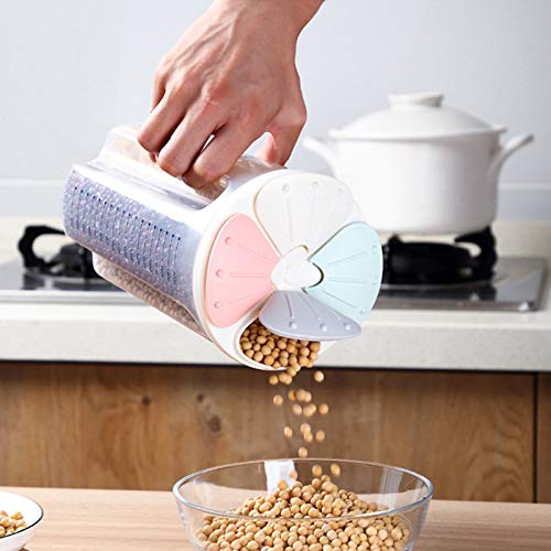 VALINK Airtight Food Storage Containers with Transparent Lids - BPA-Free Plastic Cereal, Grain & Dry Food Organizer for Kitchen Pantry - Perfect for Meal Prep, Baking Ingredients & Snack Storage