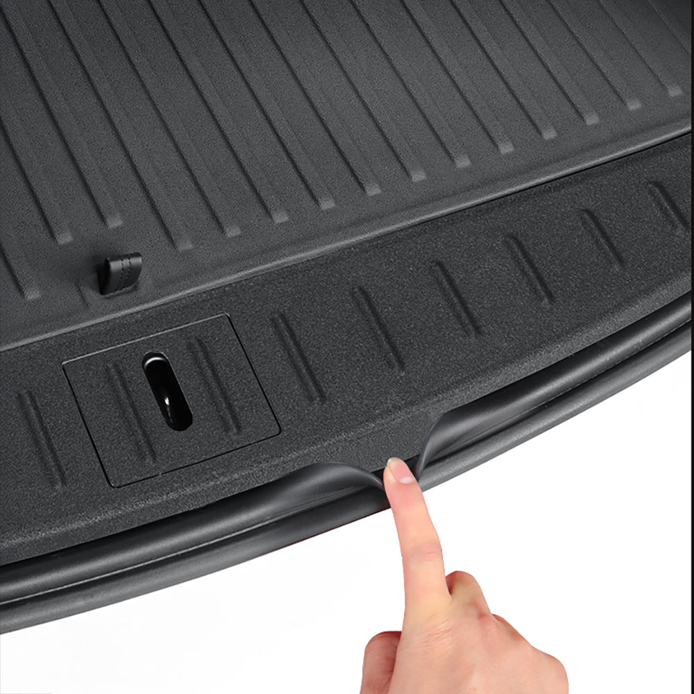Premium Tesla Model S/X Trunk Sill Protector (2021-Present) - Heavy Duty Scratch & Scuff Shield with 3M Adhesive | Durable Car Accessory for Model S & X Trunk Protection | Perfect for Groceries, Luggage & Outdoor Gear Loading