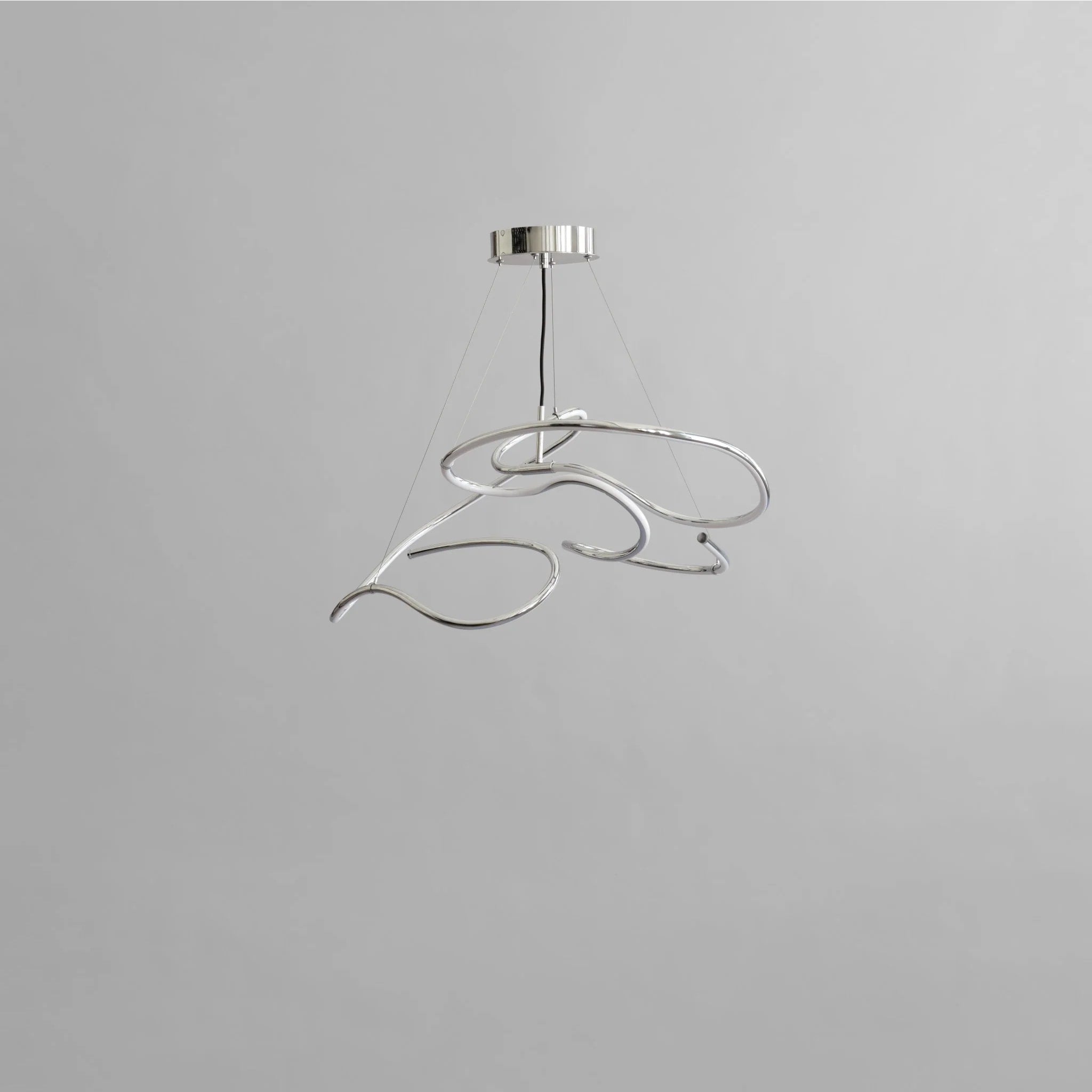 PRE ORDER 101 COPENHAGEN Ghost Mini Chandelier in Chrome - Elegant Modern Lighting for Dining Room, Bedroom & Home Decor