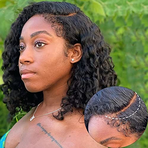Natural Black With Curly Baby Hair