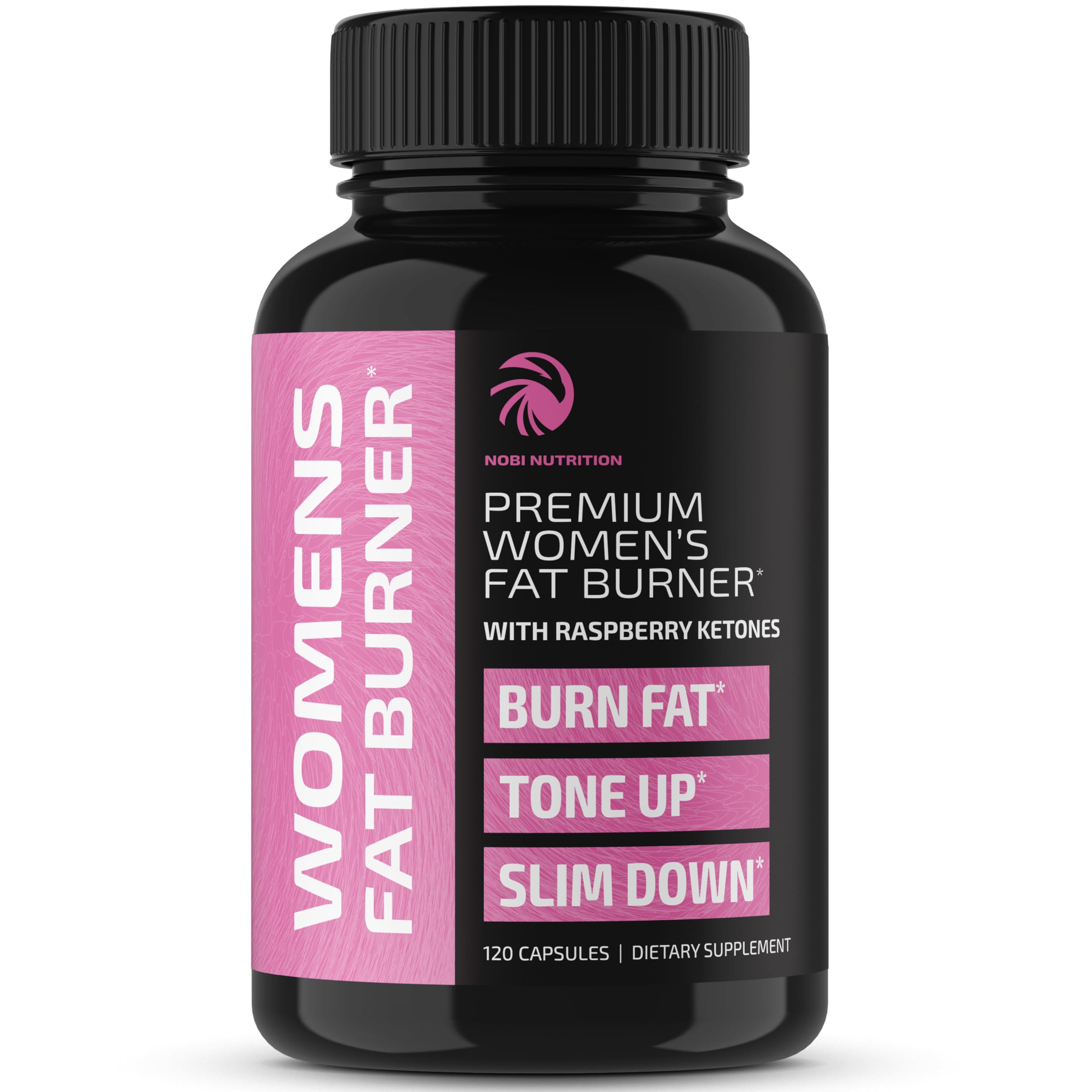 Best Fat Burners for Women - Weight Loss Pills to Reduce Belly Fat with Raspberry Ketones | Appetite Suppressant & Metabolism Booster for Bloating Relief | 120 Capsules Diet Supplement | Perfect for Workout, Gym & Daily Energy Support