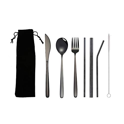 8-Pieces Black