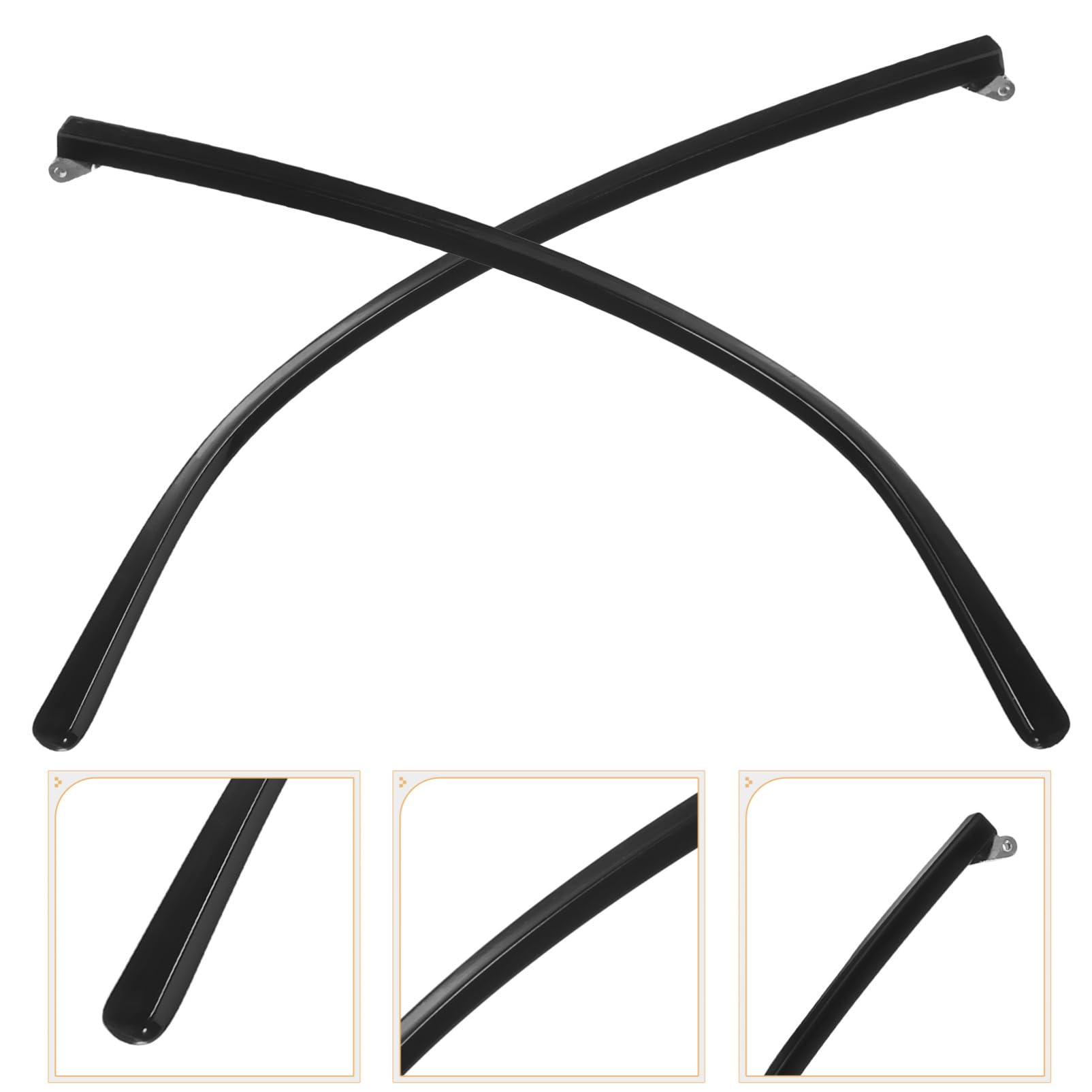 Minkissy 1 Pair Replacement Eyeglass Temples - Universal Metal Glasses Arms for Eyeglass Frames - Perfect for Reading, Driving & Everyday Use