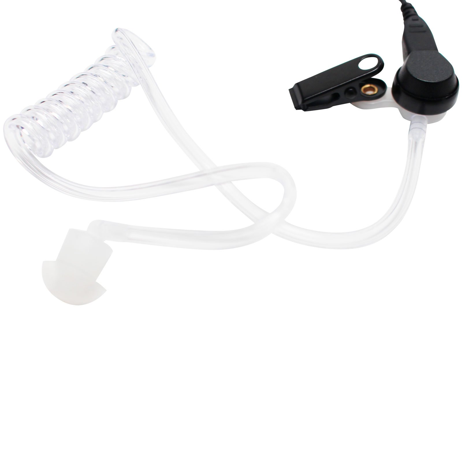 Upstart Replacement Battery & FBI Earpiece with PTT Microphone for Kenwood TK-3312 Radio - Acoustic Earphone Headset for Security Guards, Surveillance & Law Enforcement - Compatible with Kenwood TK-3312 Two-Way Radios (Ideal for Security Patrols, Event Staff & Emergency Responders)
