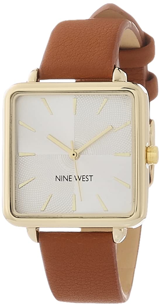 Nine West Women's Fashion Strap Watch - Elegant Analog Quartz Wristwatch for Ladies, Perfect for Office, Casual Wear & Special Occasions