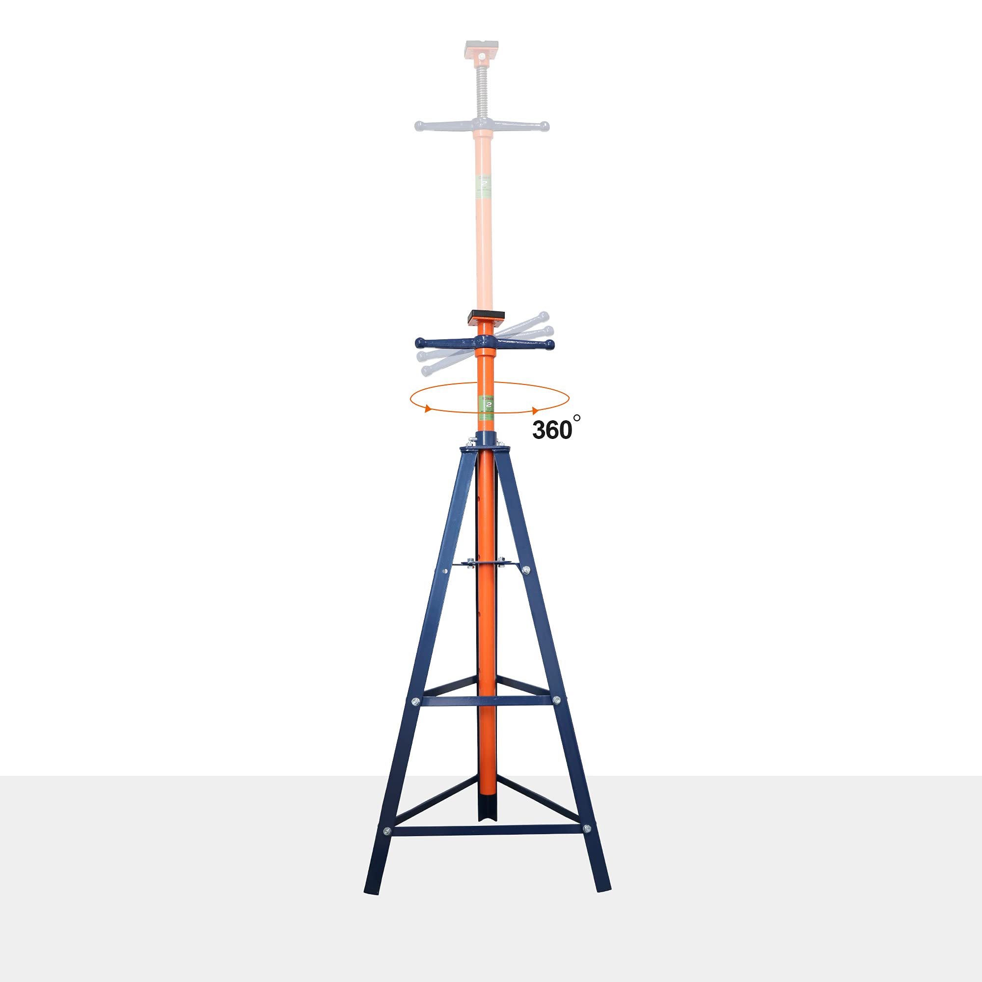 PONO 2 Ton Underhoist Tripod Stand - Heavy Duty High Lift Jack Stand with 80