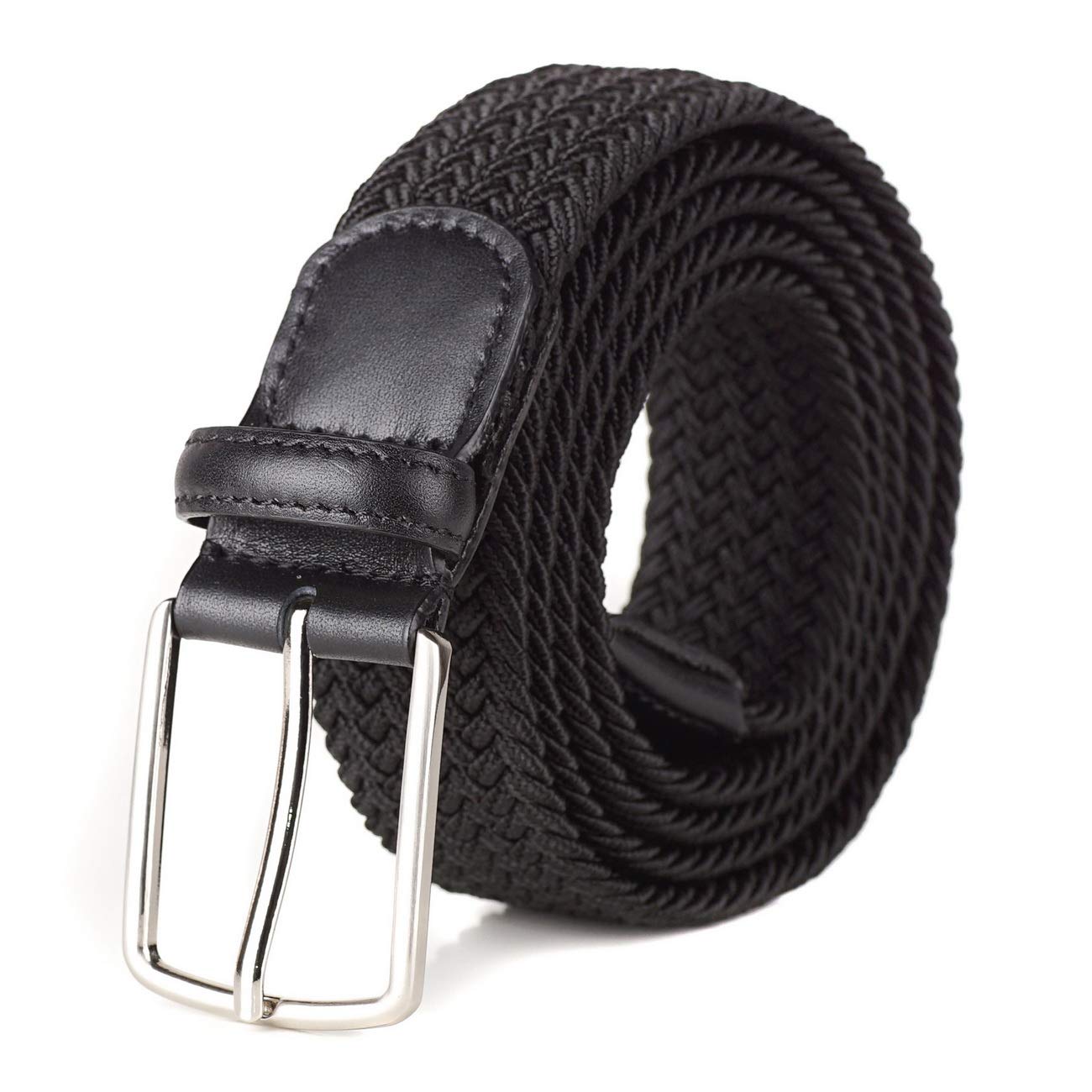 Men's Big & Tall Leather Belt - Adjustable 36