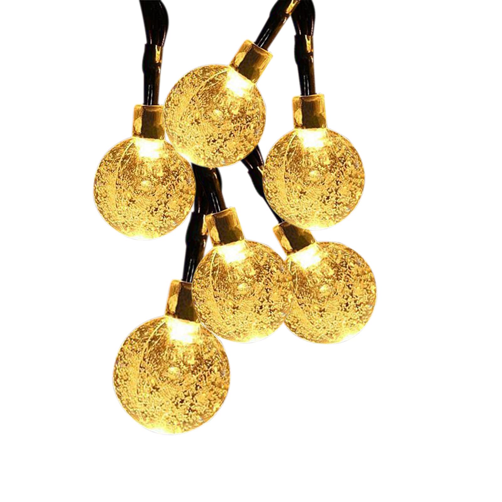SH-RuiDu 50 LED Solar String Lights Waterproof Outdoor - Solar Powered Fairy Lights for Garden, Patio, Wedding, Party Decor - Perfect for Backyard, Christmas, and Holiday Lighting