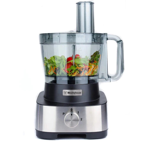Westinghouse XL Food Processor WHFPR01SS - Powerful 1000W Motor, 10-Cup Capacity, Stainless Steel Blades - Perfect for Chopping, Slicing, Dicing, and Pureeing in Your Kitchen