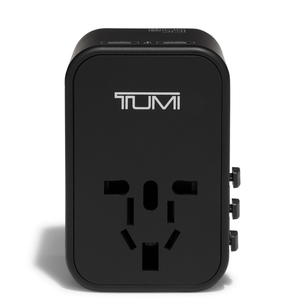 Tumi 65W Universal Power Adapter - Fast Charging for Laptops, Phones & Tablets - Perfect for Travel, Office & Home Use
