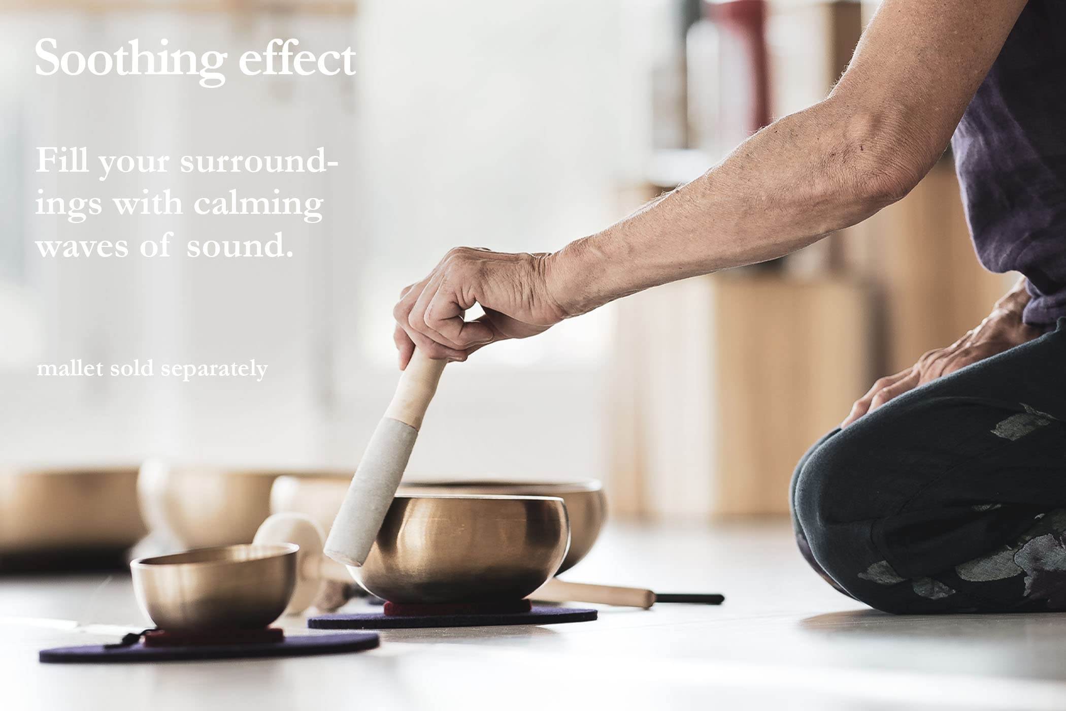 Bronze Singing Bowl with Felt Ring & Cover - Cosmos Series | Handcrafted in India | Perfect for Meditation, Yoga & Sound Healing Therapy | 2-Year Warranty | Ideal for Home Relaxation, Spa Sessions & Mindfulness Practices