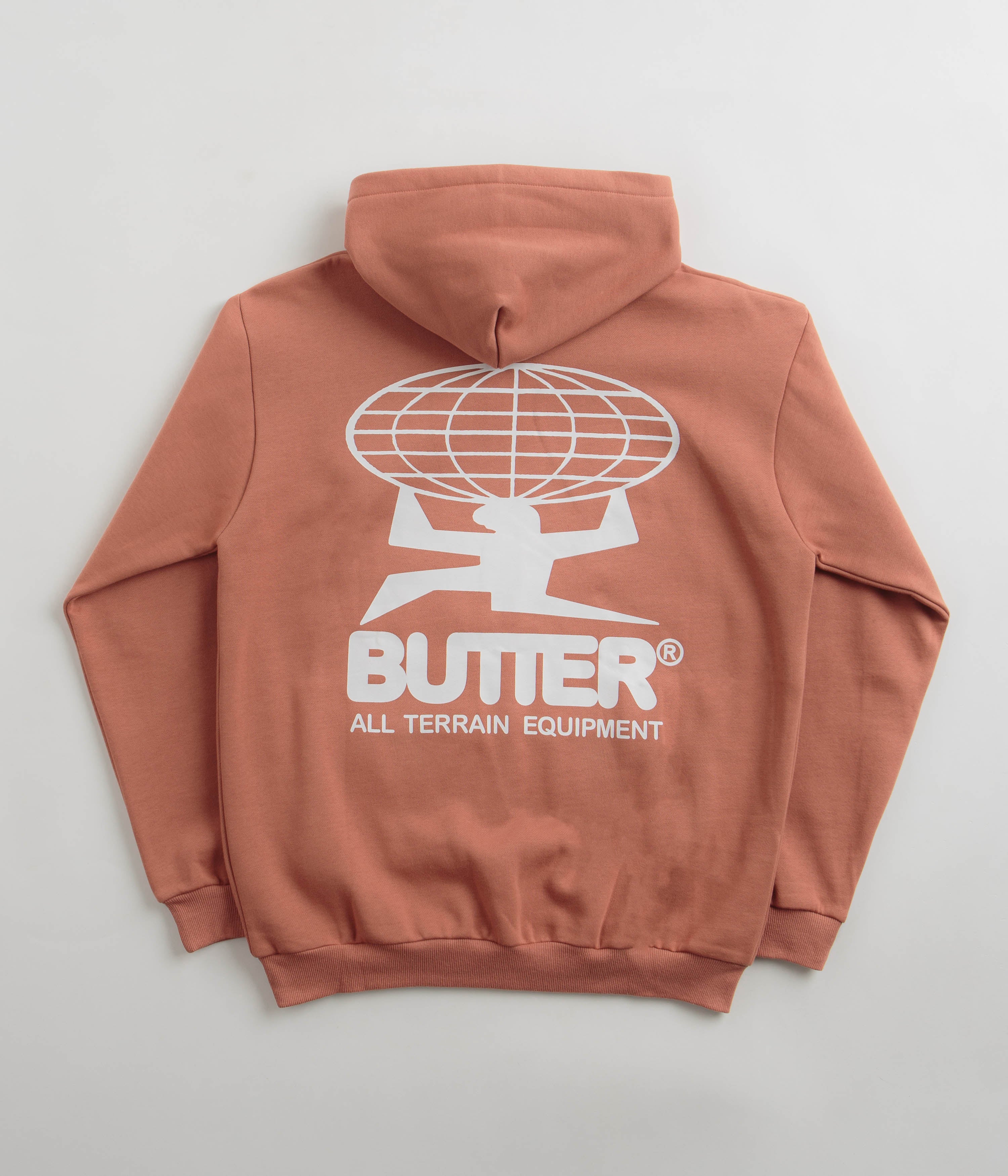 Butter Goods All Terrain Hoodie - Men's & Women's Oak Color Pullover Sweatshirt for Outdoor Adventures & Streetwear Fashion