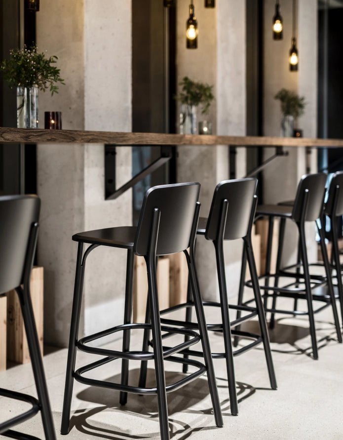TON Split Bentwood Stool - Handcrafted Wooden Bar Stool for Kitchen, Cafe & Home Decor | Vintage Modern Furniture for Dining Room & Commercial Use