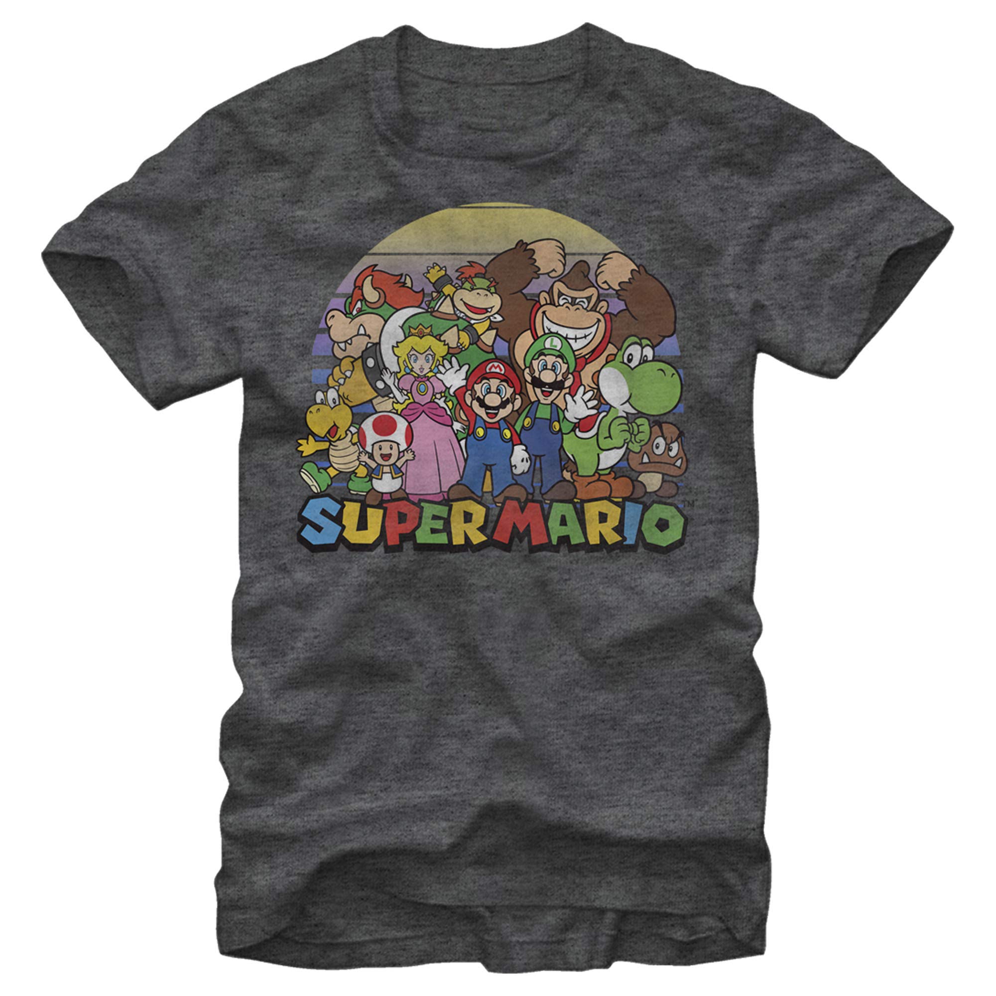 Super Mario Bros Graphic T-Shirt for Men - Official Nintendo Licensed Apparel - Perfect for Gaming, Cosplay & Casual Wear