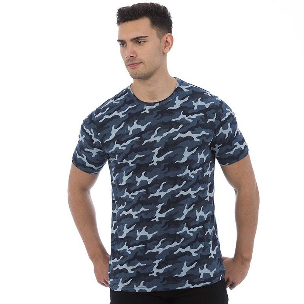 Men's Camouflage T-Shirt - Military Style Camo Tee for Outdoor Hunting & Casual Wear | Breathable Cotton Comfort Fit T-Shirt for Hiking, Camping & Everyday Use