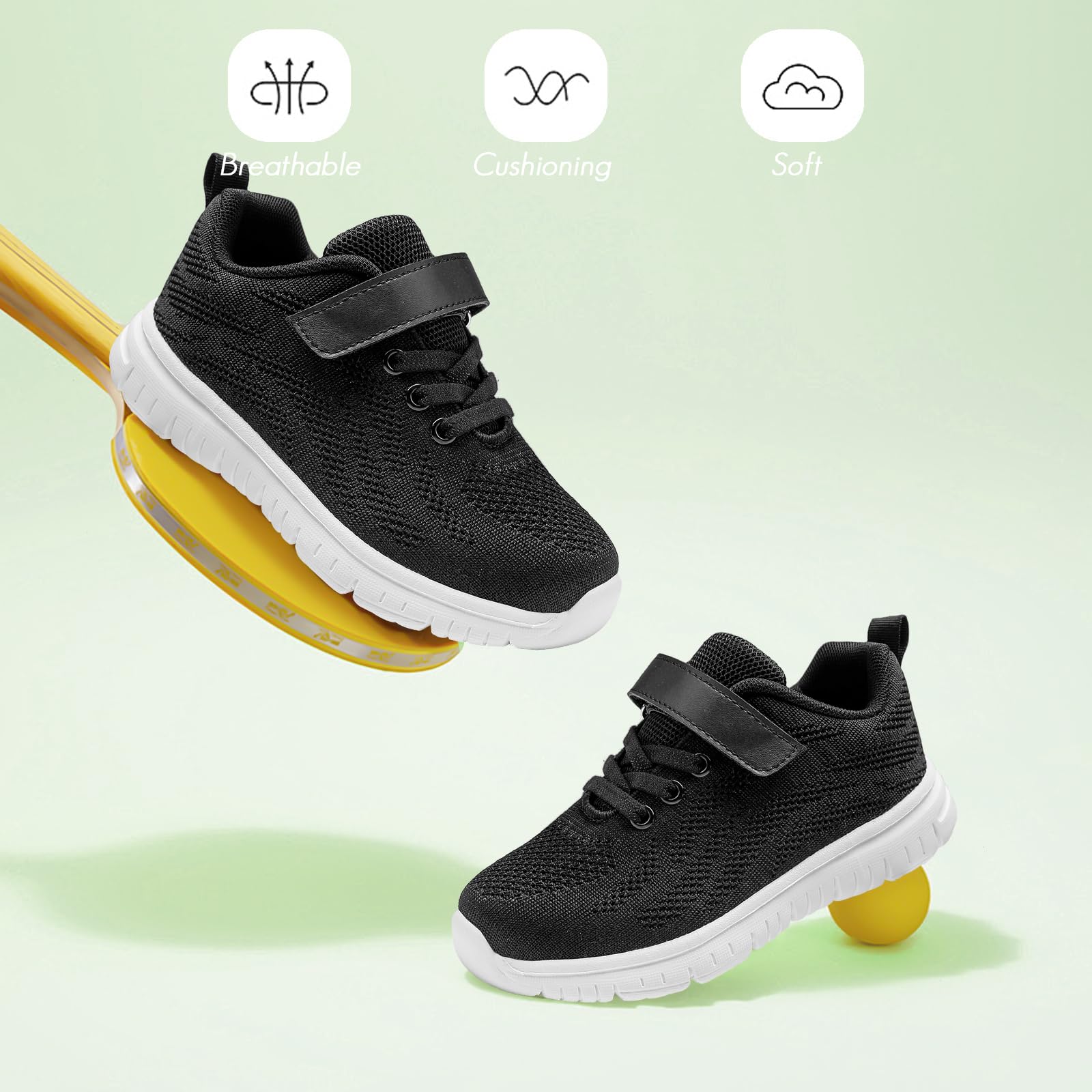 **Breathable Lightweight Kids Sneakers for Boys & Girls - Athletic Tennis Shoes for Little & Big Kids - Perfect for Running, School & Play**