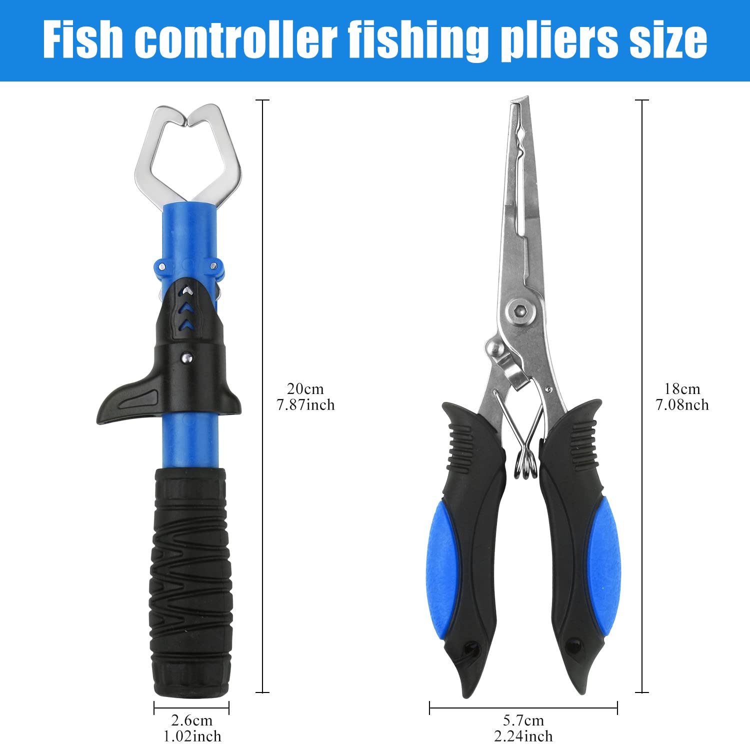 Foldable Telescopic Fishing Net with 7
