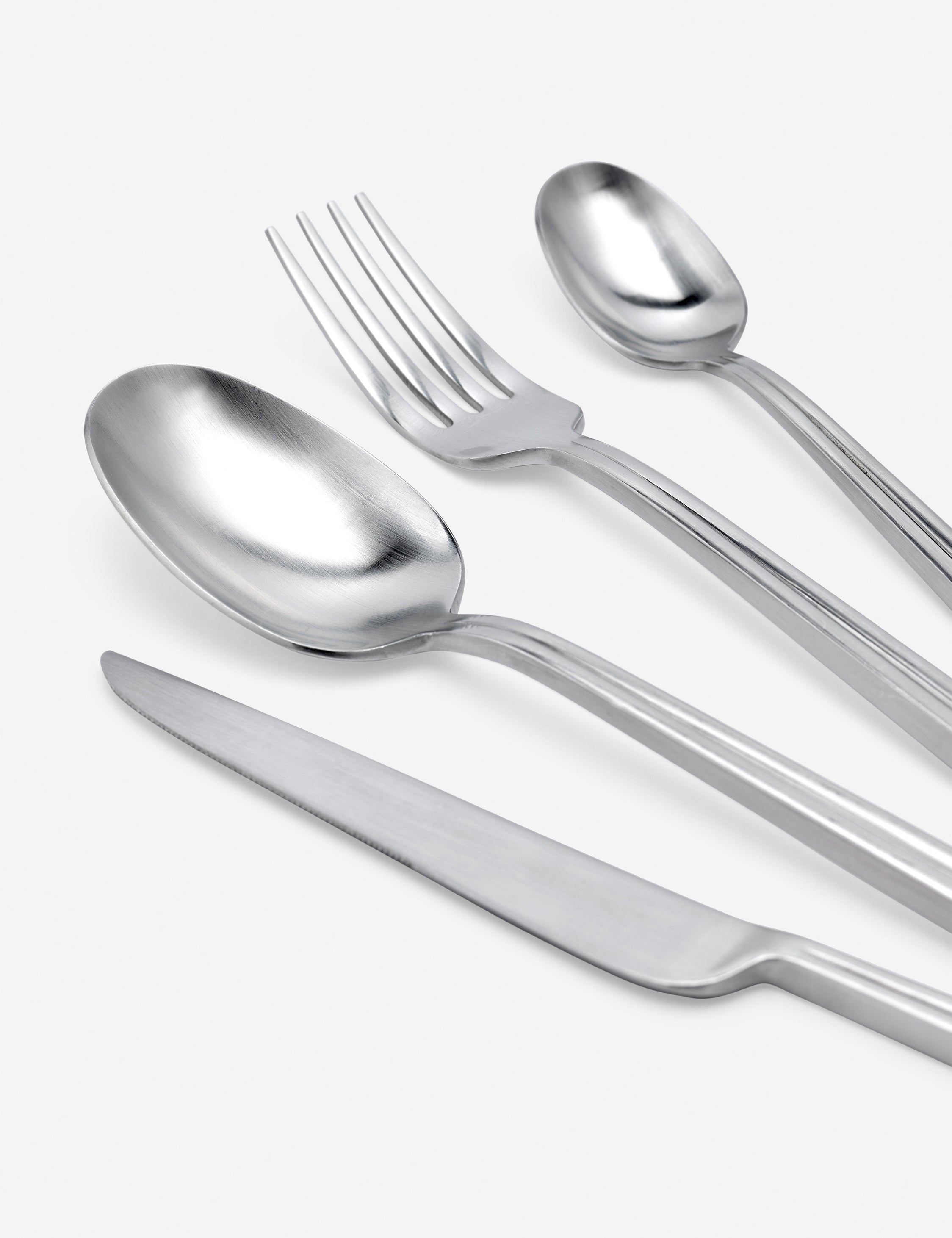 Kelly Wearstler x Serax 24-Piece Flatware Set - Stainless Steel Cutlery for Dining, Entertaining & Gifting | Elegant Tableware for Restaurants, Weddings & Home Use