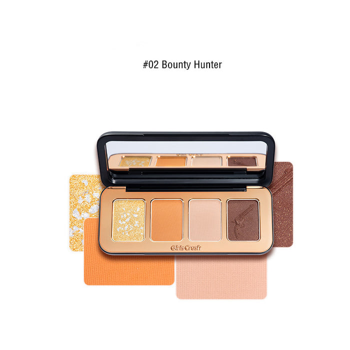 Girls Crush Adventure Game Series 4-Color Eyeshadow Palette | Vibrant Makeup for Cosplay, Halloween & Party Looks