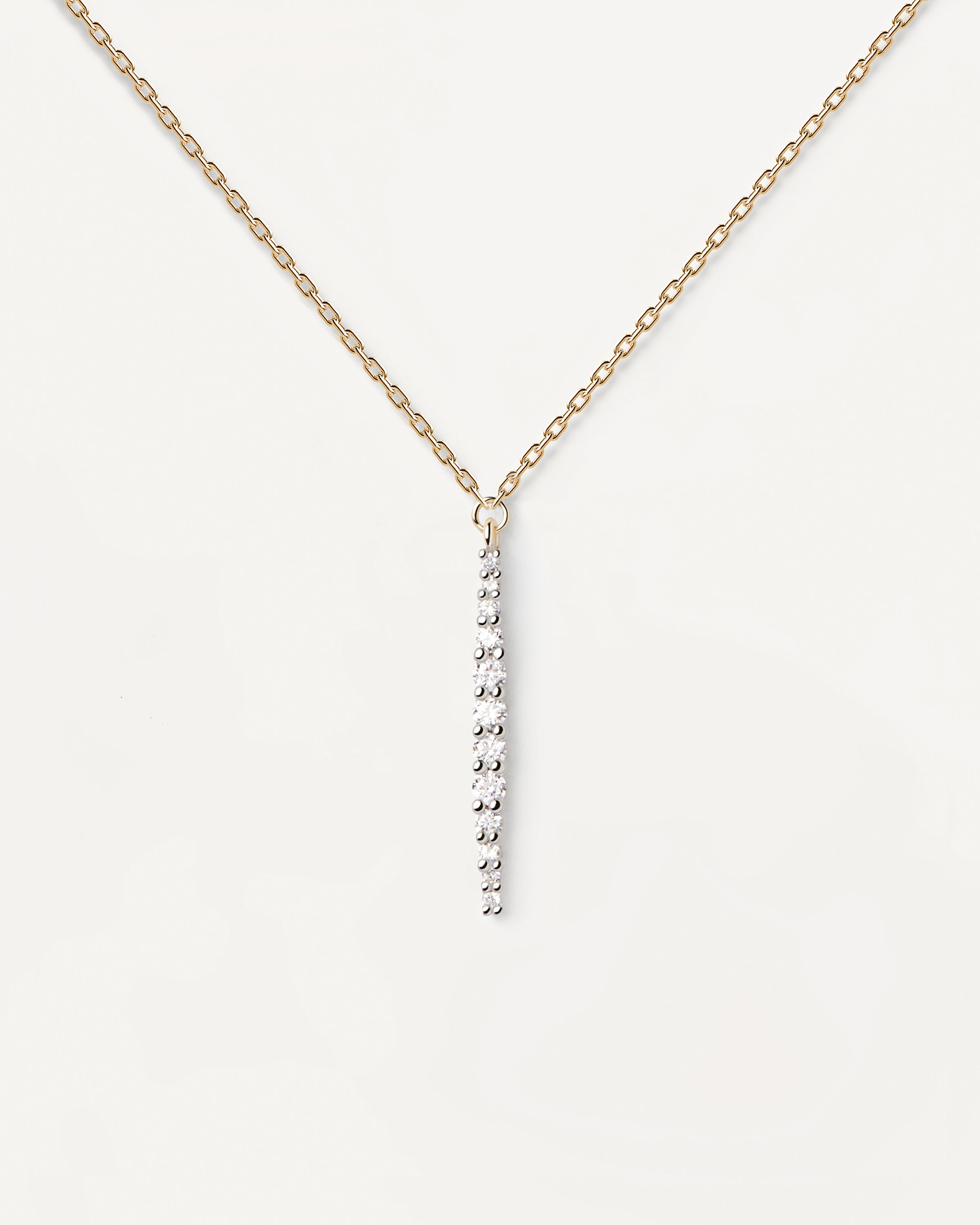 Elegant Diamonds and Gold Kate Necklace for Women | Luxury Jewelry Gift for Anniversary, Wedding & Special Occasions