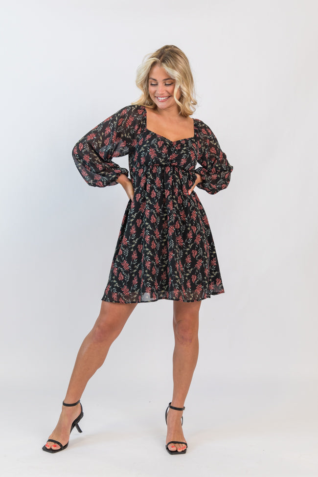 Printed Sweetheart Mini Dress - Floral Summer Party Dress for Women | Beach Wedding, Date Night, Cocktail Outfit
