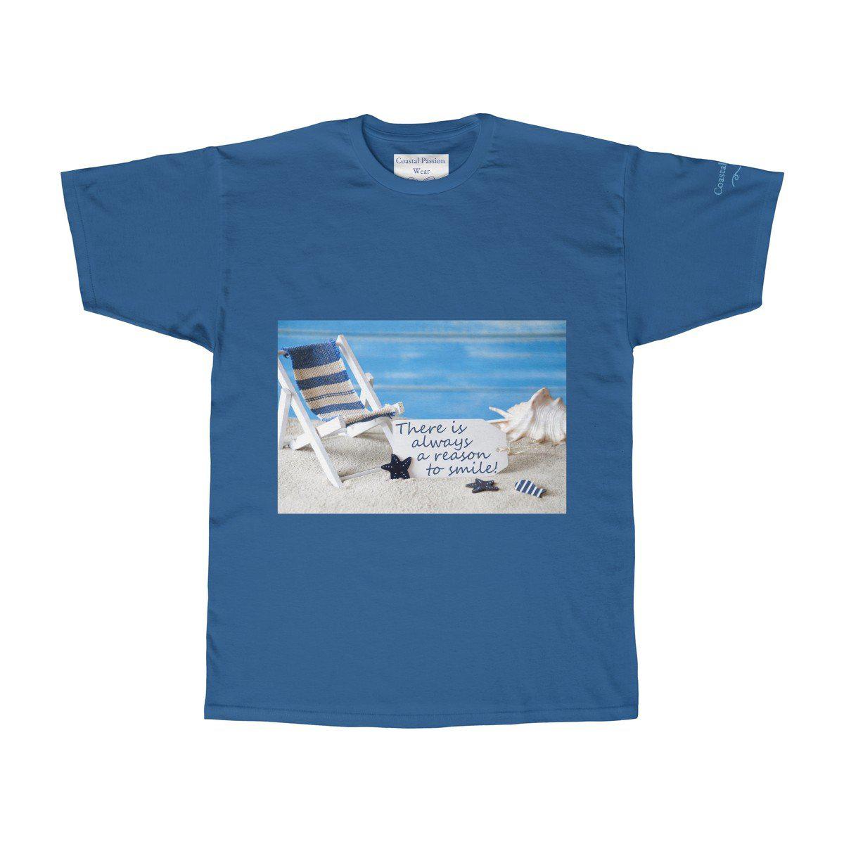 A Reason To Smile T-Shirt - Comfortable Cotton Graphic Tee for Men & Women - Perfect for Casual Wear, Gifts & Everyday Outfits