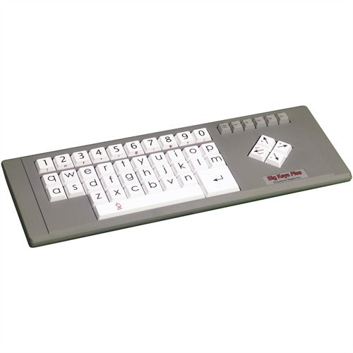 Large Print Keyboard with Big White Keys - QWERTY Layout for Easy Typing | Ideal for Seniors, Visually Impaired & Office Use