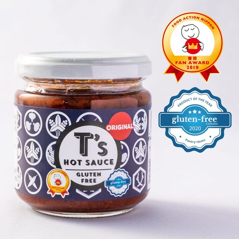 Gluten Free Vegan T's Original Hot Sauce - Spicy Vegan Condiment for Tacos, Burgers & Wings | Plant-Based & Allergen-Free