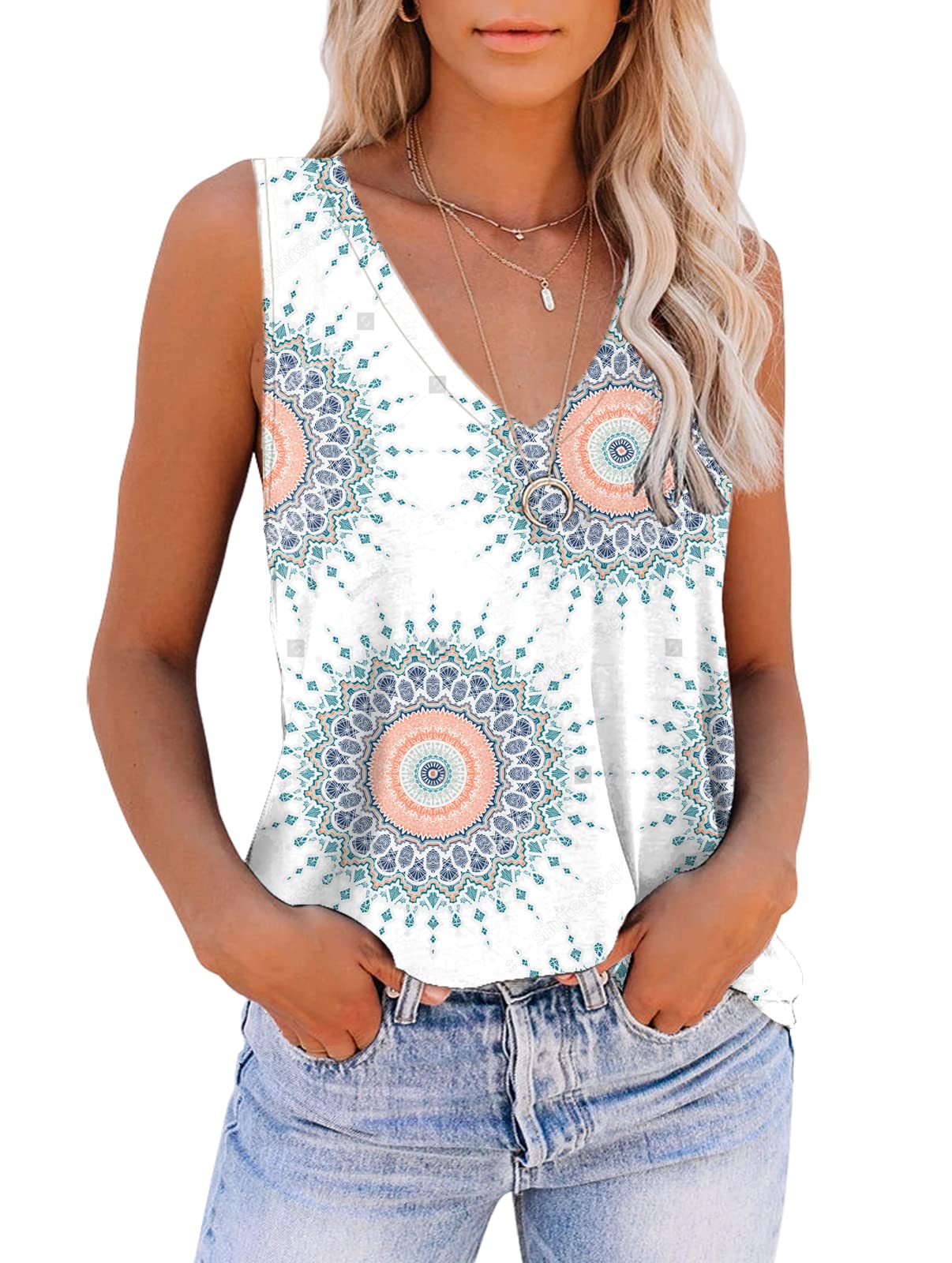 Women's Sleeveless Yoga Tank Tops - Breathable Loose Fit Athletic Shirts for Running, Workout & Summer Activities | Comfortable Gym & Casual Wear