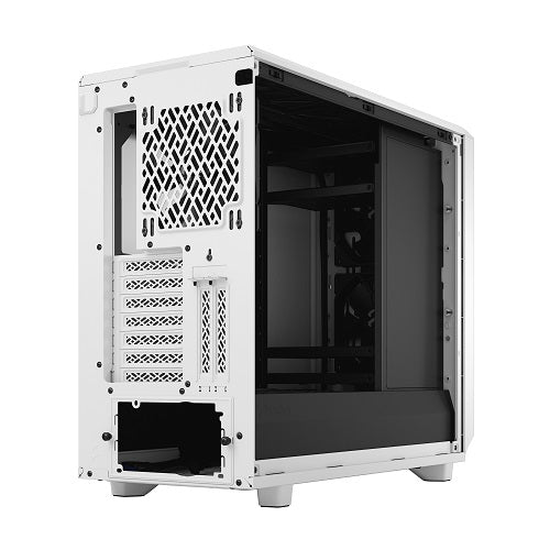 Meshify 2 Clear Tempered Glass E-ATX PC Case - White (Supports up to 285mm GPU) | Premium Gaming Computer Tower for High-End Builds & Custom Water Cooling Rigs