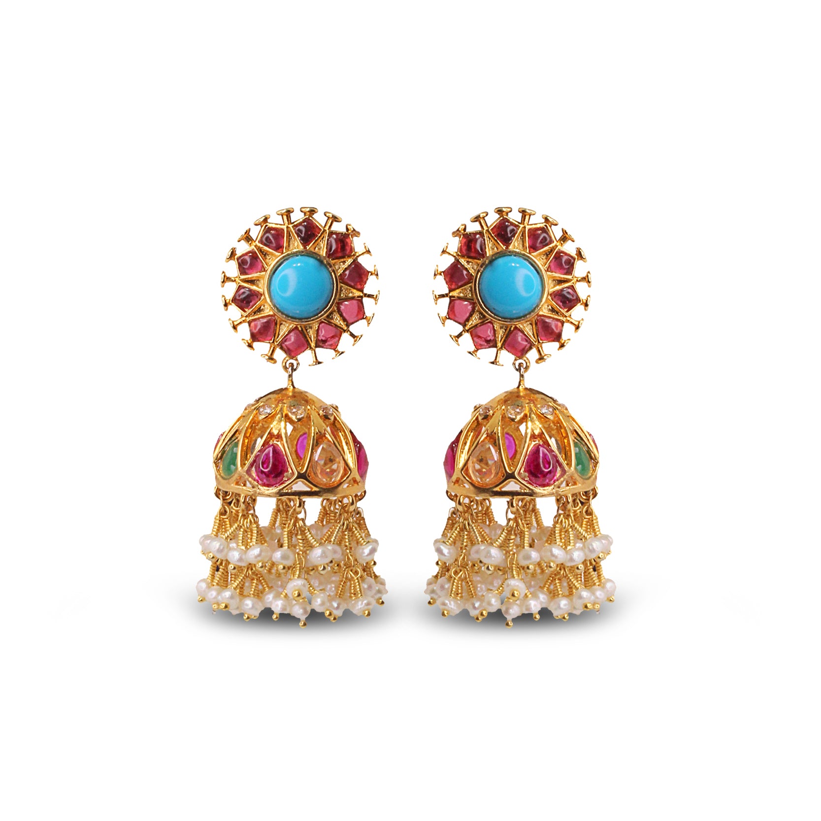 Elegant Gold-Plated Hoop Earrings E1245 - Perfect for Women's Daily Wear, Parties & Gift Giving