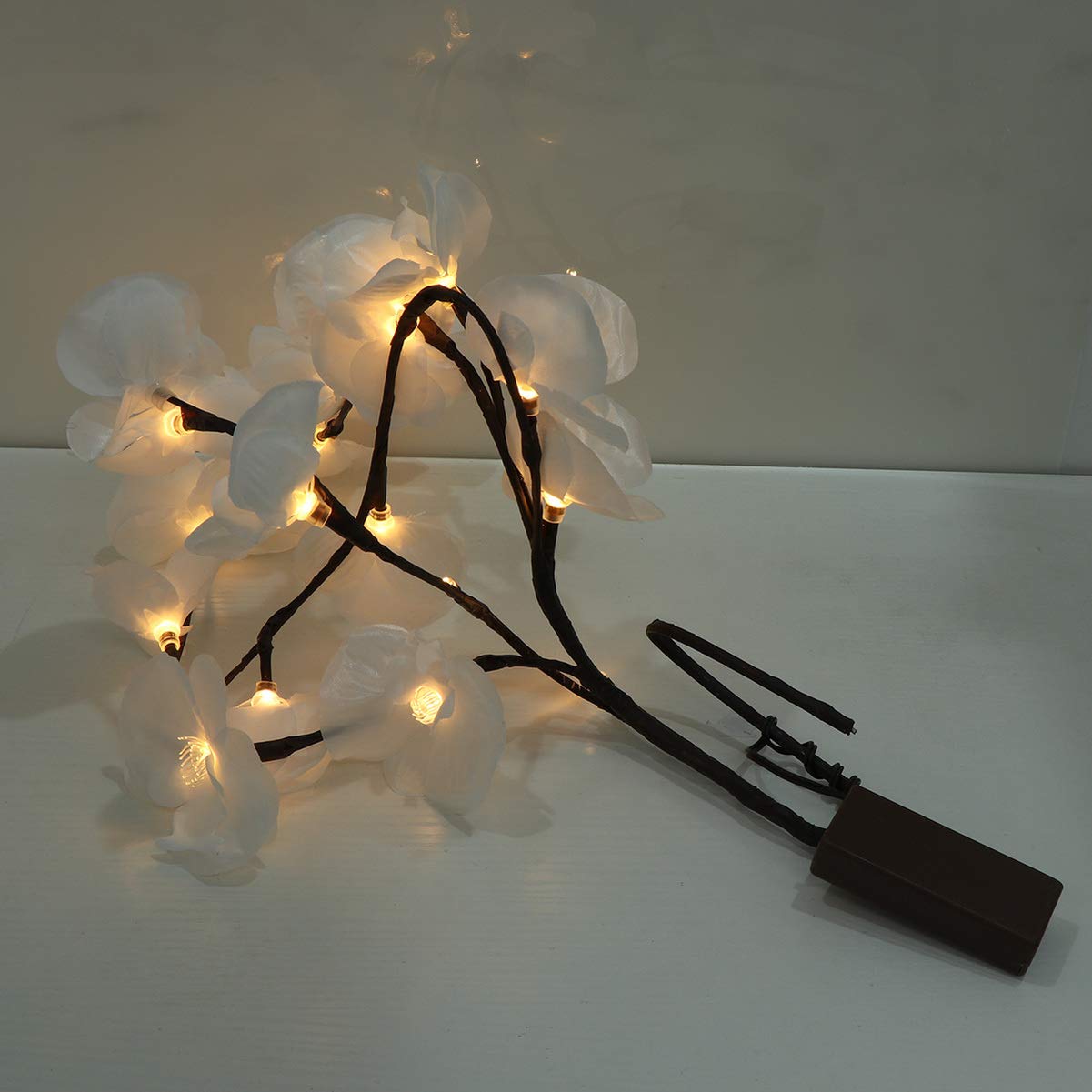 Uonlytech LED String Lights - 10ft Fairy Lights for Indoor Tree & Vase Decor, Warm White LED Twig Lights for Home, Wedding, Party, Christmas Decoration (1 Pack) - Perfect for Bedroom, Living Room, and Holiday Table Centerpieces