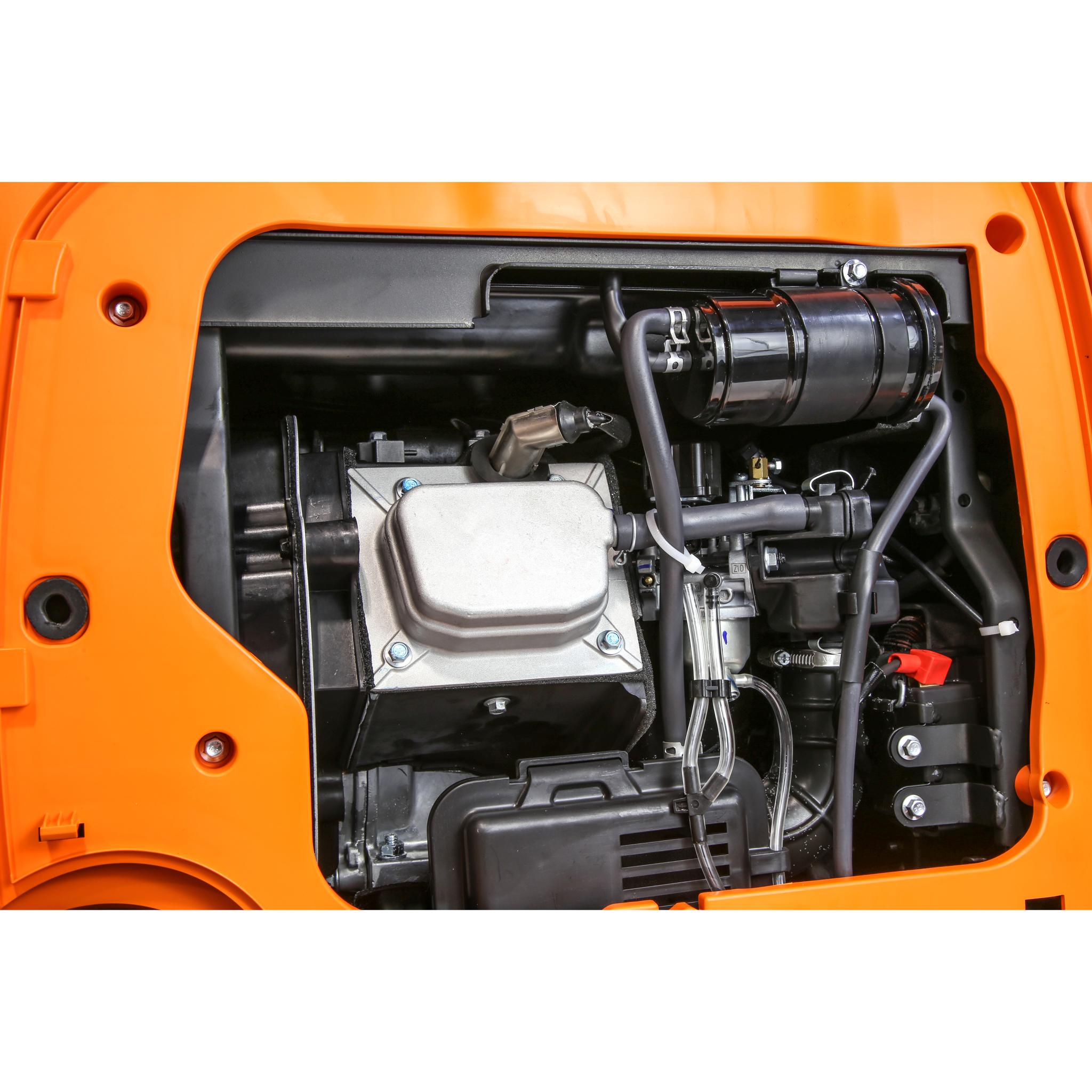 WEN DF400iX 4000W Super Quiet Dual Fuel Portable Inverter Generator - RV Ready with Electric Start, Fuel Shut Off & CO Sensor - Perfect for Camping, Home Backup & Outdoor Power Needs