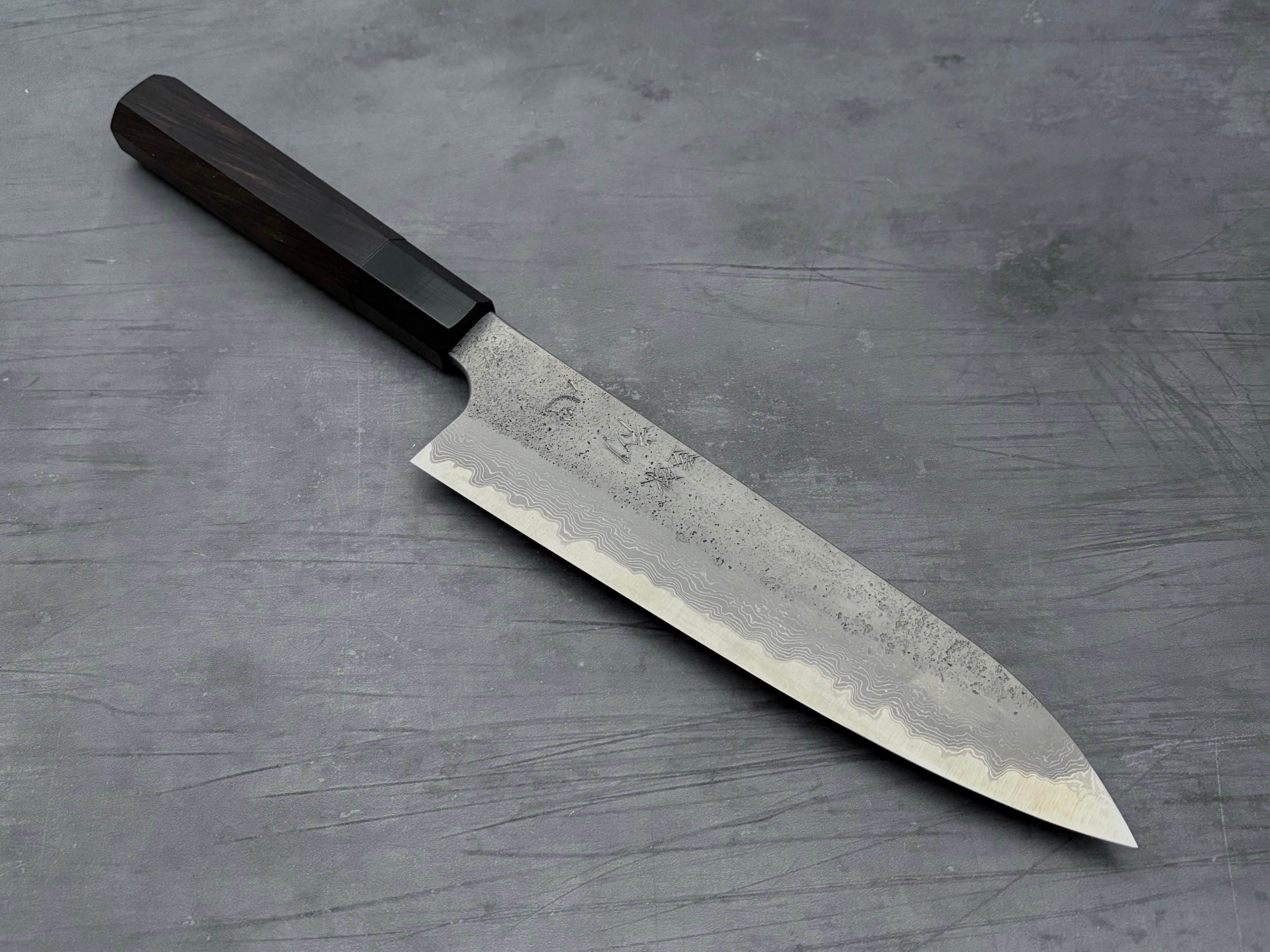 Premium Hatsukokoro Ryusui Blue #2 Gyuto Japanese Chef Knife 210mm - Perfect for Sushi, Meat Cutting & Professional Kitchen Use